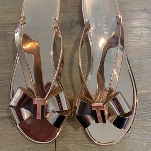 Ted Baker Rose Gold Sandals